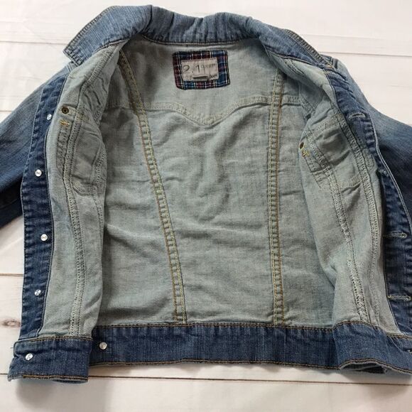 2.1 Denim Jean Patch Jacket - Picture 2 of 10